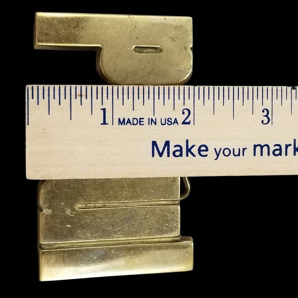 Vintage Paul Name Belt Buckle Solid Brass 1978 Baron‎ Buckle Made in Taiwan